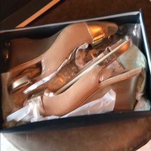 Brand new, never worn Anne Klein wedge sandals.